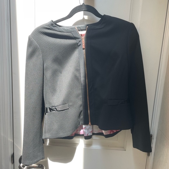 Ted baker Black Floral Suit Jacket and Dress - Picture 3 of 8